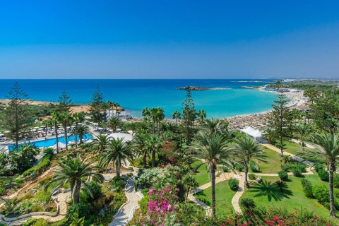 Отель Nissi Beach Holiday Resort 4*  Nissi Beach Holiday Resort 
